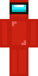 Red Crewmate Minecraft skin