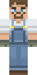 Overalls Steve Minecraft skin