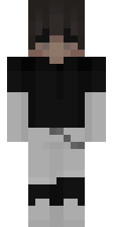 Gray Fit Shades Minecraft skin