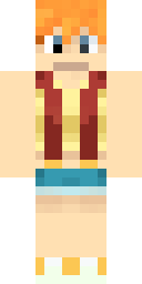 Beach Ginger Minecraft skin