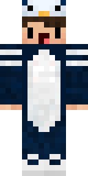 Penguin Cap Beard Minecraft skin