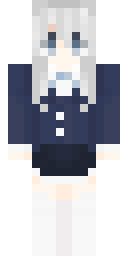 Navy Uniform Girl Minecraft skin