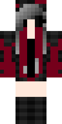 Plaid Beanie Girl Minecraft skin