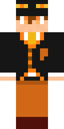 Fox Bandana Hood Minecraft skin
