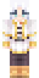 Angelic White Mage Minecraft skin