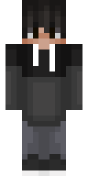 Everyday Hood Noir Minecraft skin
