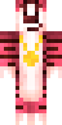 Fox Drip Pink Minecraft skin