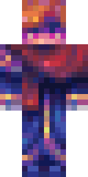 Ember Warlock Minecraft skin