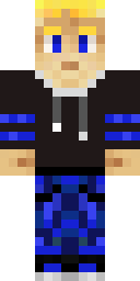 Cobalt Hood Blond Minecraft skin