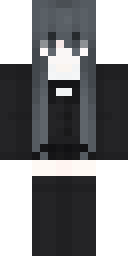 Onyx Veil Girl Minecraft skin