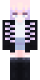 Web Lace Girl Minecraft skin