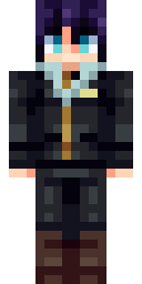 Indigo Scarf Boy Minecraft skin