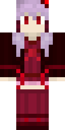 Plum Rose Gown Minecraft skin