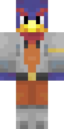 Blue Dash Bird Minecraft skin