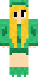 Fern Hood Girl Minecraft skin