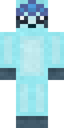 Crystal Penguin Hood Minecraft skin