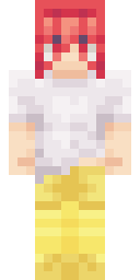 Daffodil Pink Girl Minecraft skin