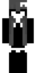 Egirl Glasses Black White Minecraft skin