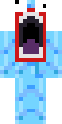 Shark Bite Onesie Minecraft skin