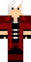 Crimson Devil Hunter Minecraft skin