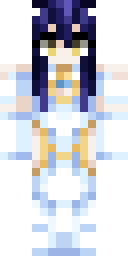 Frost Angel Priestess Minecraft skin