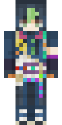 Neon Punk Rocker Minecraft skin
