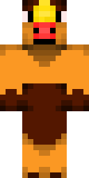 Blaze Fire Golem Minecraft skin