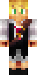 Blonde Demon Slayer Minecraft skin