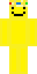 Golden Smiley King Minecraft skin