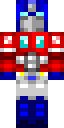 Crimson Battle Mech Minecraft skin