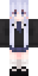 Pastel Uniform Girl Minecraft skin