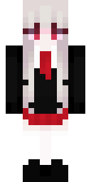 Crimson Maid Girl Minecraft skin