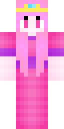 Pink Bubblegum Princess Minecraft skin