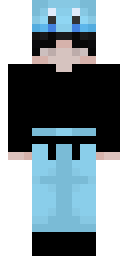 Blue Beanie Boy Minecraft skin