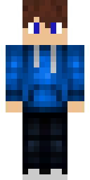 Classic Blue Hoodie Minecraft skin