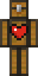 Wooden Heart Golem Minecraft skin