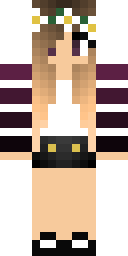 Striped Sweater Girl Minecraft skin