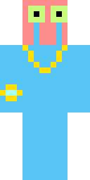 Pink Blob Meme Minecraft skin