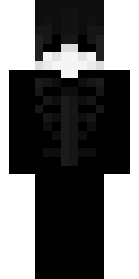 Slick Black Tuxedo Minecraft skin
