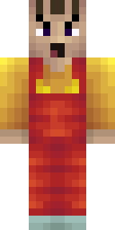 Scarlet Bunny Dress Minecraft skin