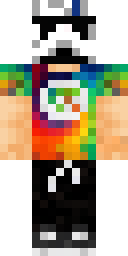 Tie-Dye Drip Minecraft skin