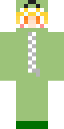 Green Slime Creature Minecraft skin