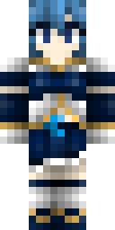 Blue Water Mage Minecraft skin