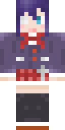 Violet Sailor Schoolgirl Minecraft skin