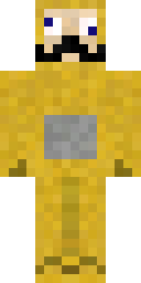 Goofy Yellow Dogman Minecraft skin