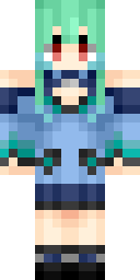 Mint Anime Idol Minecraft skin