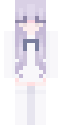 Lilac Fairy Dress Minecraft skin