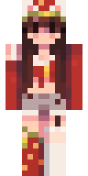 Festival Dress Maiden Minecraft skin
