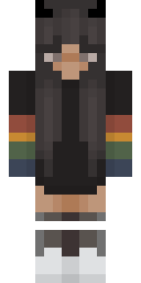Pride Cat Hoodie Minecraft skin