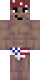 Bandana Patriot Brawler Minecraft skin